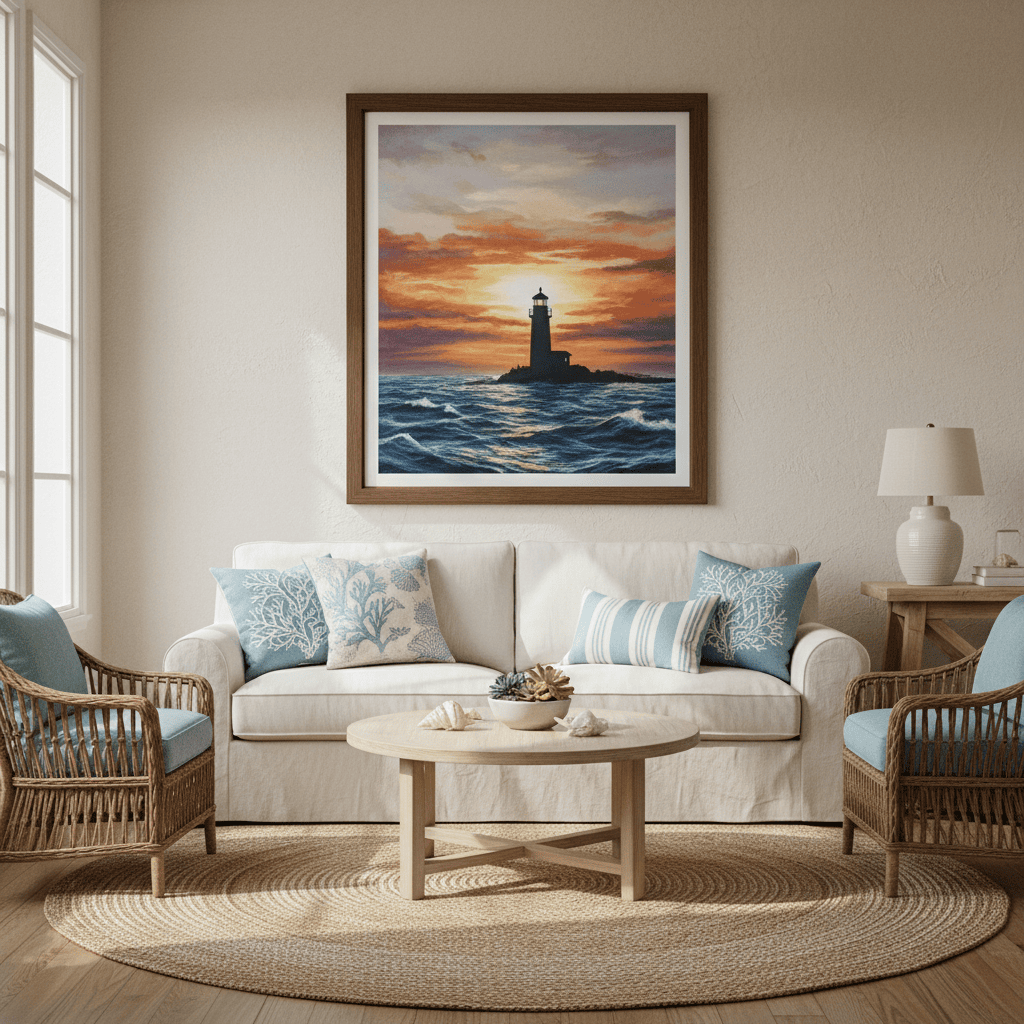 Curating Calm: The Timeless Appeal of Coastal Seascape Art in Modern Homes