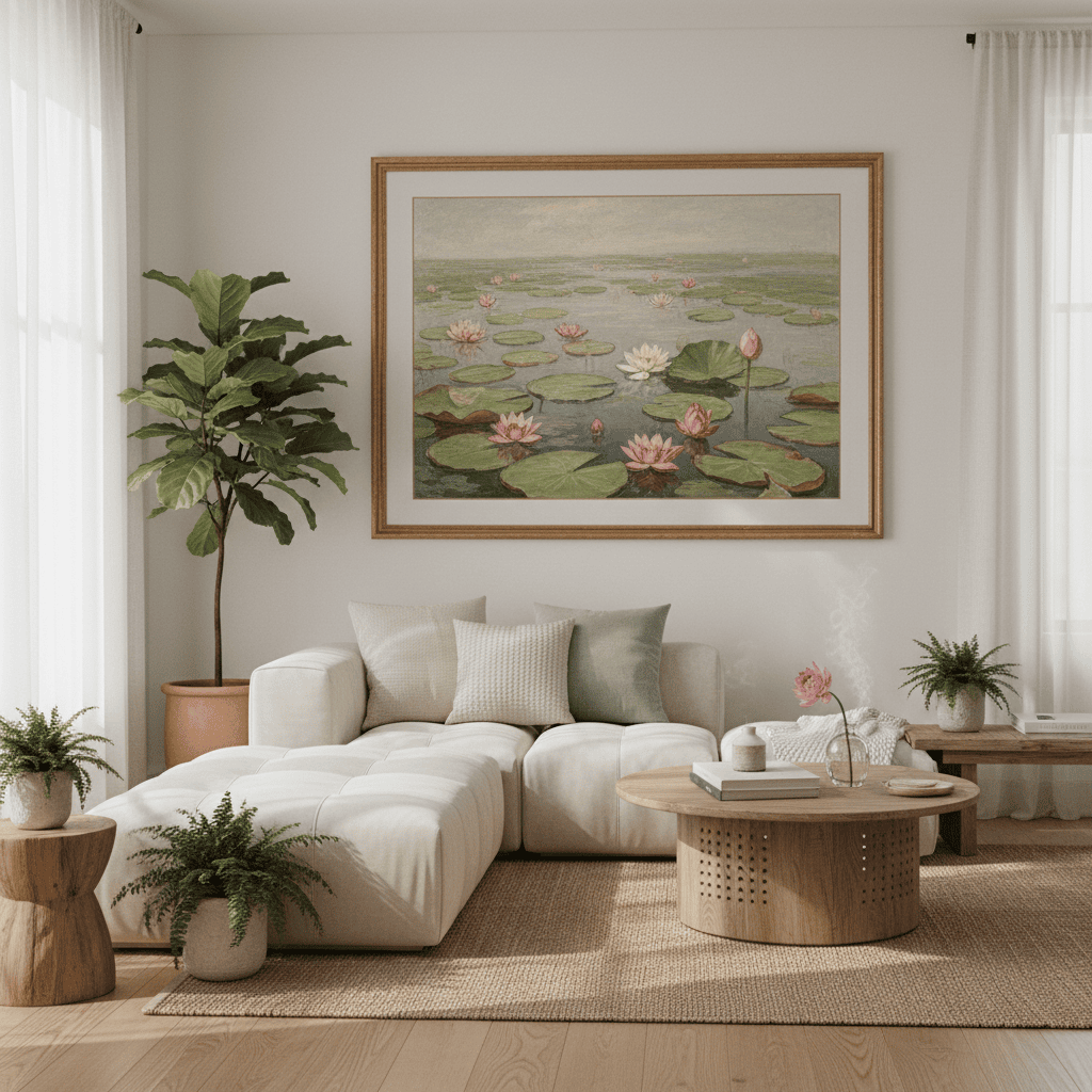 Curating Calm: The Timeless Allure of Water Lilies in Home Decor