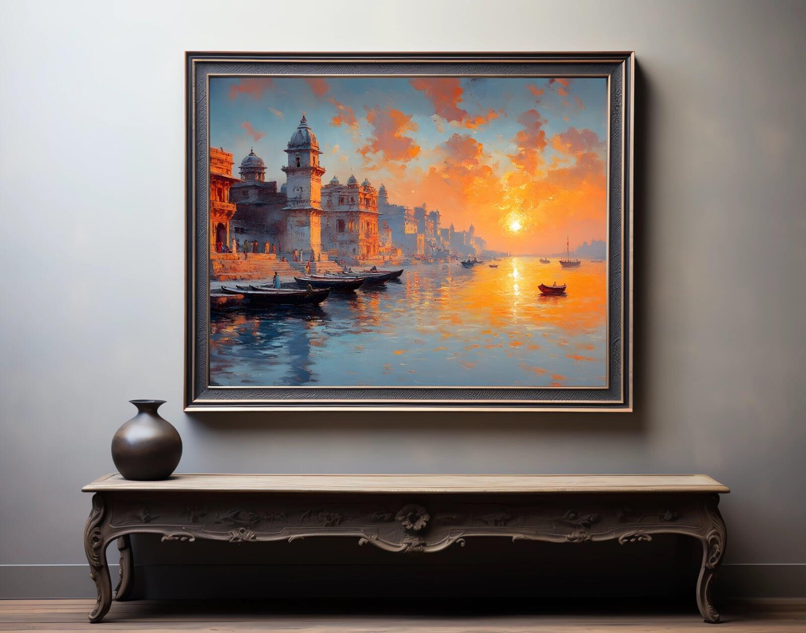 Varanasi Golden Sunset